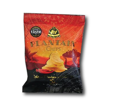 Box of Olu Olu Plantain Chips Sweet Chili 60g x 24